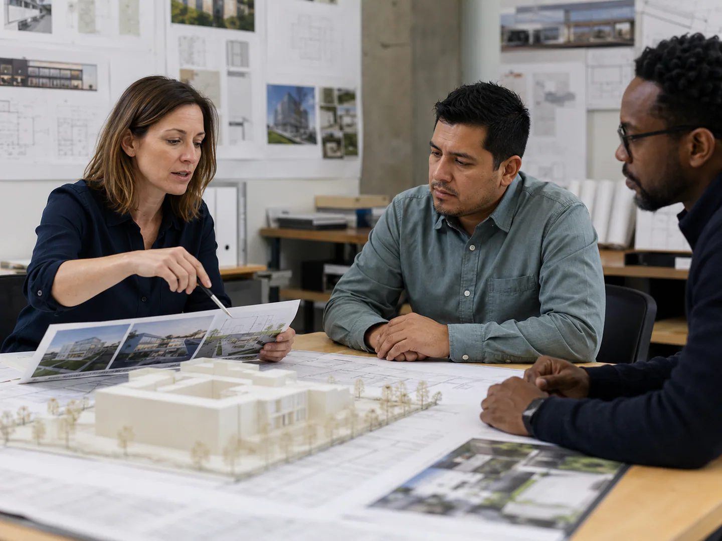 Project firm presenting its capabilities and services