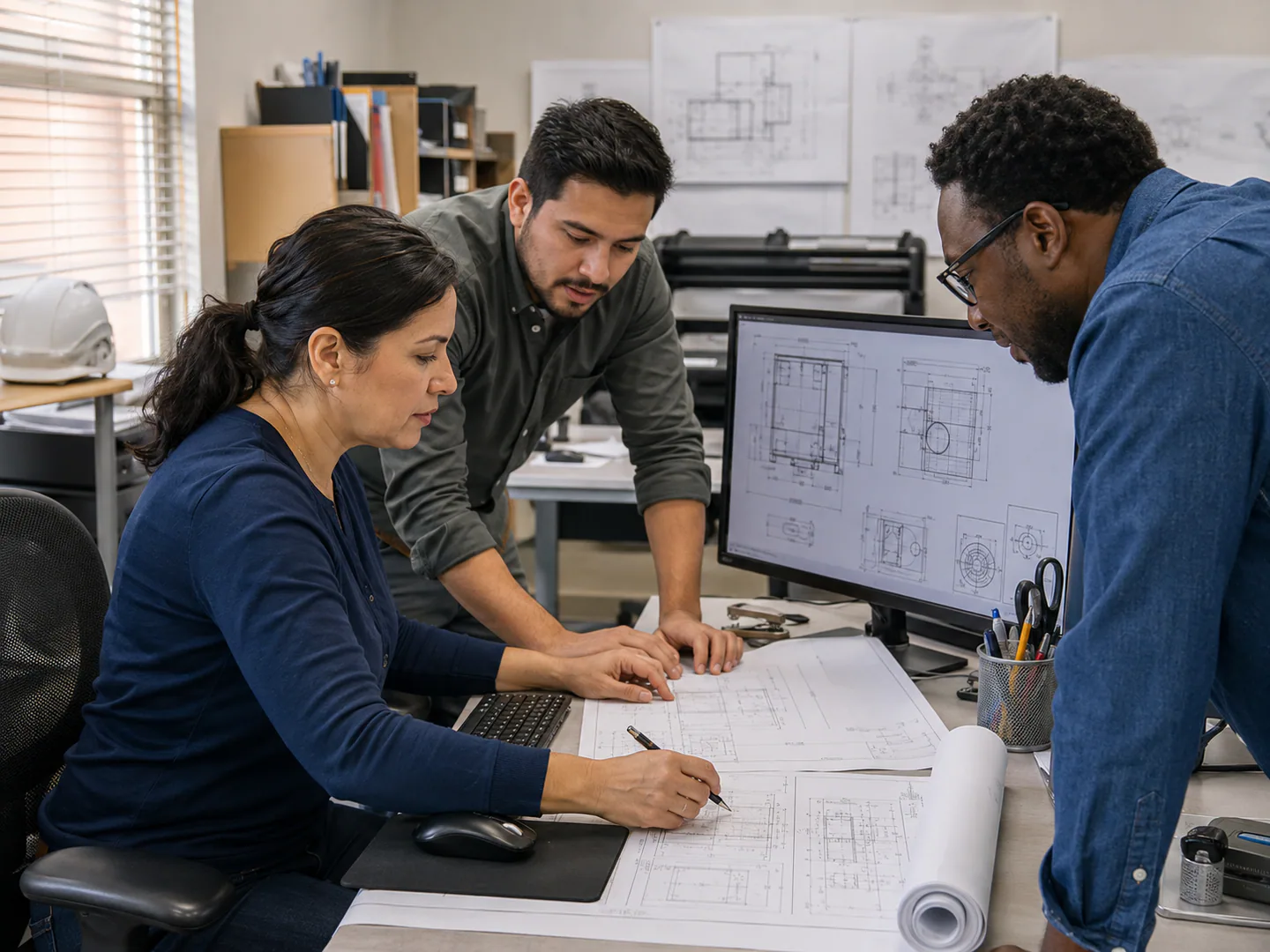 MEP team coordinating project systems