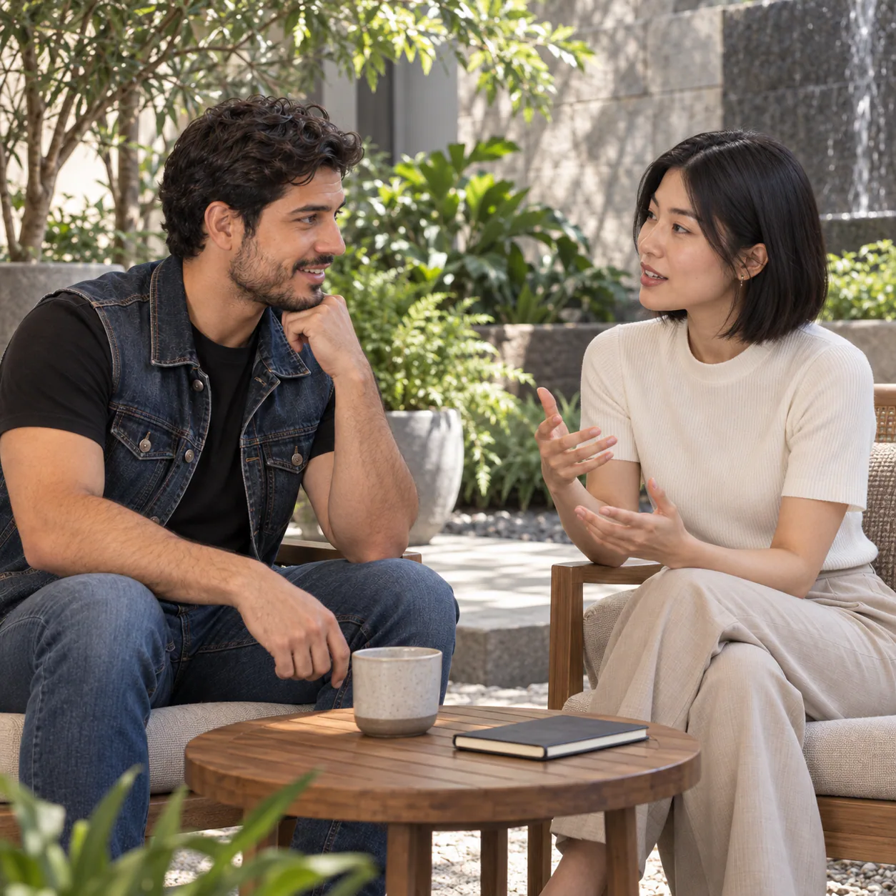 Real-life private one-to-one Spanish conversation